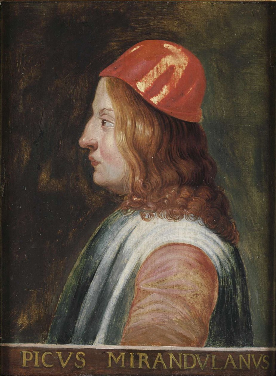 Portræt af Giovanni Pico della Mirandola, ca. 1660 af Unbekannt