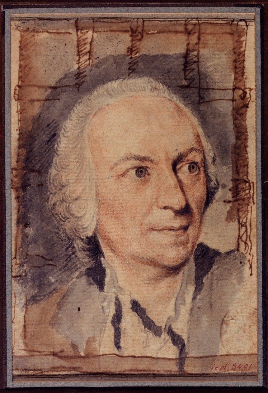 Portræt af Henri Masers de Latude 1725-1805, slutningen af det 18. århundrede. af Unbekannt