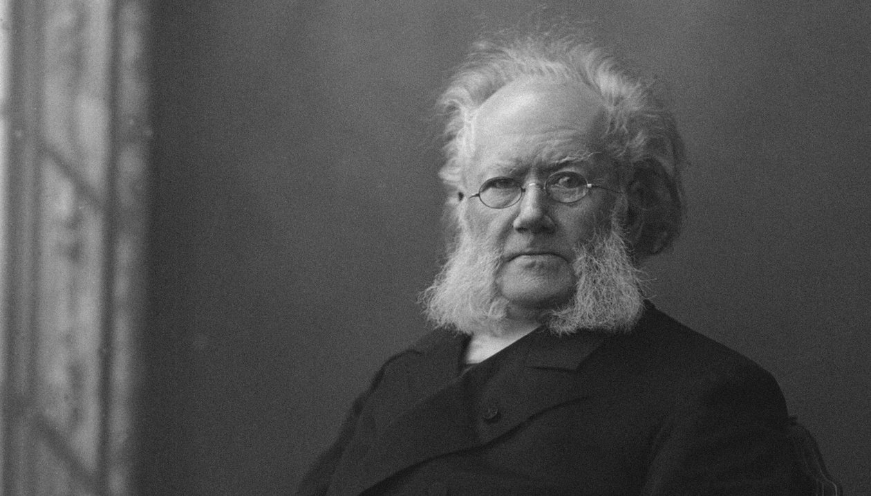 Portræt af Henrik Ibsen 1828-1906 af Unbekannt