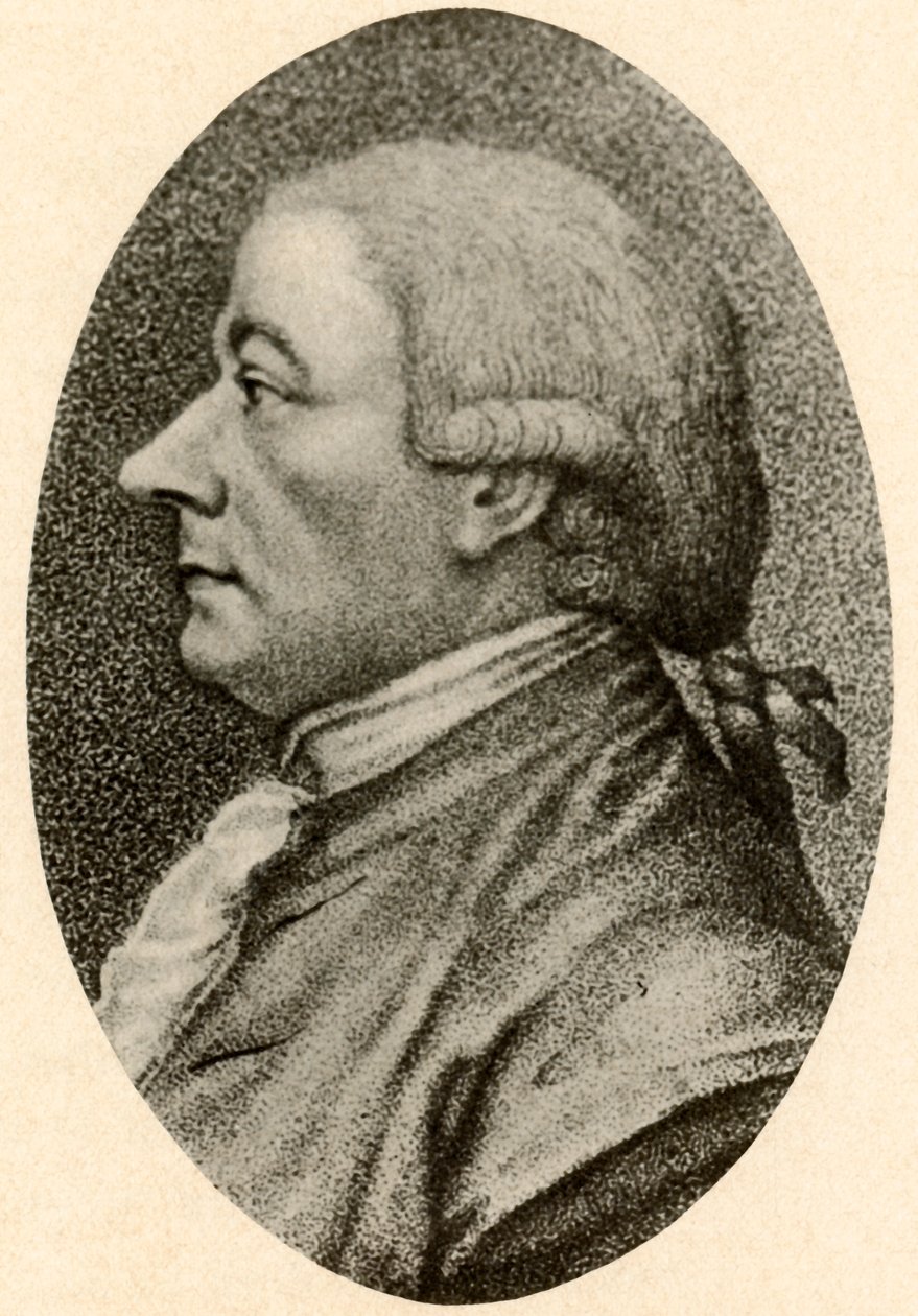 Portræt af Henry Laurens, Jr., hår i sidepuster med pigtail-kø, c1770, 1937. af Unbekannt