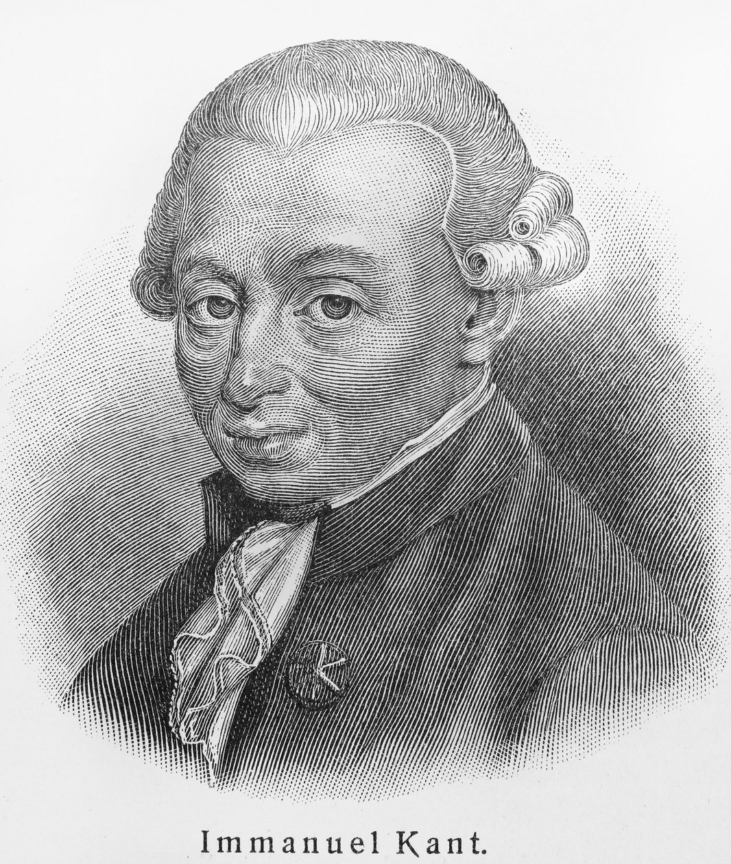 Portræt af Immanuel Kant 1724-1804 af Unbekannt