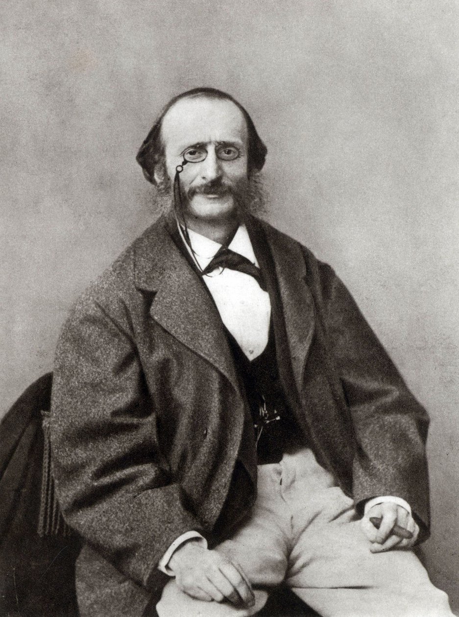 Portræt af Jacques Offenbach 1819-1880, ca 1865. af Unbekannt