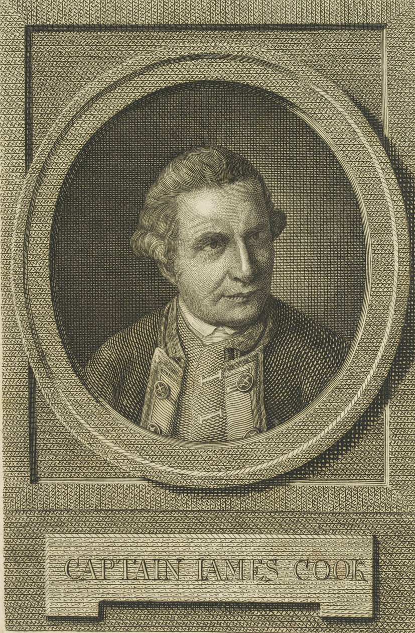 Portræt af James Cook, efter 1771. af Unbekannt
