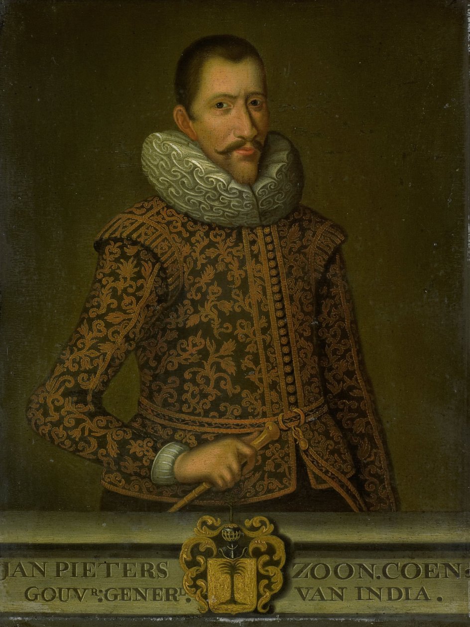 Portræt af Jan Pieterszoon Coen (1587-1629) af Unbekannt