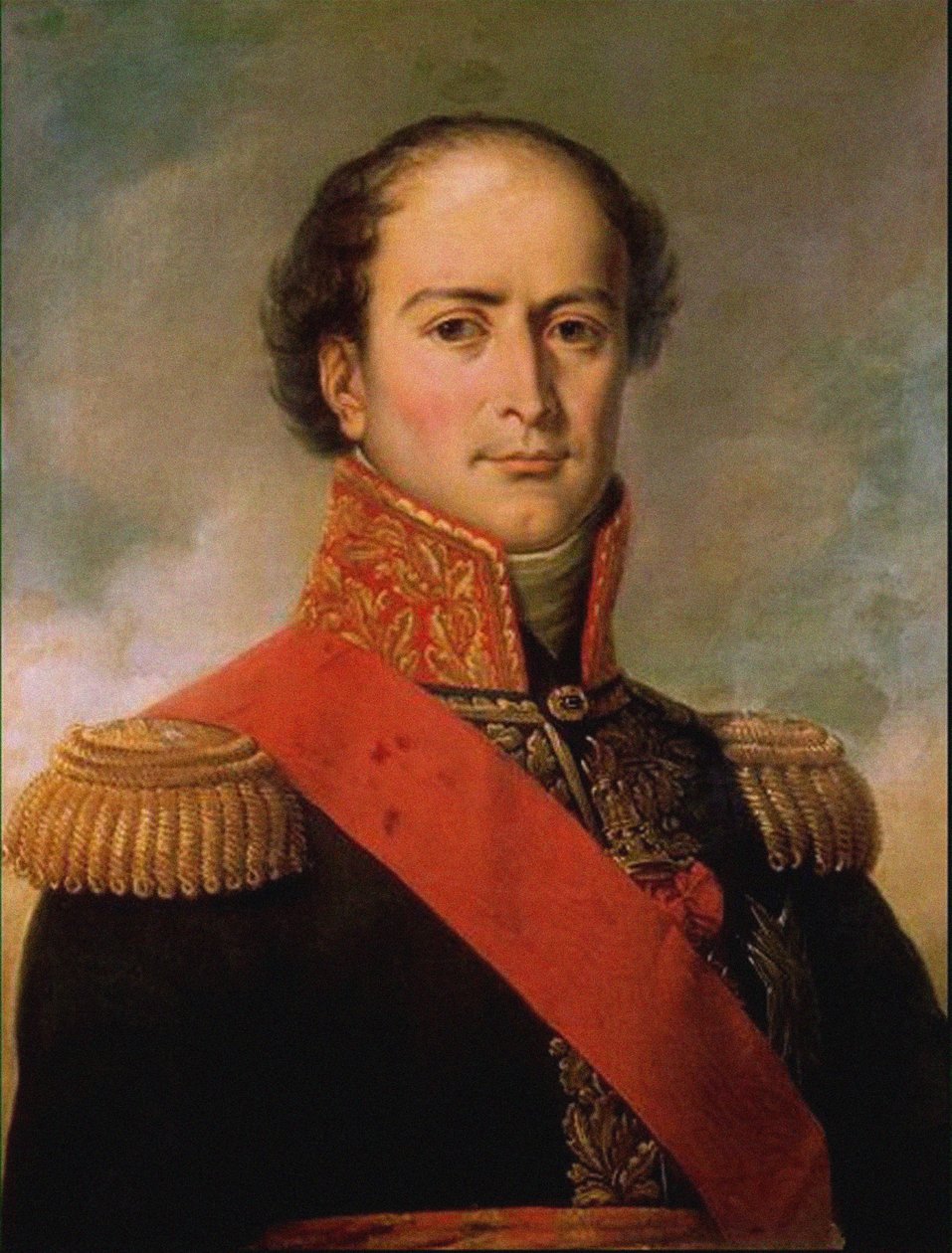 Portræt af Jean-Baptiste Éblé 1758-1812 efter Jean-Baptiste Paulin Guérin af Unbekannt