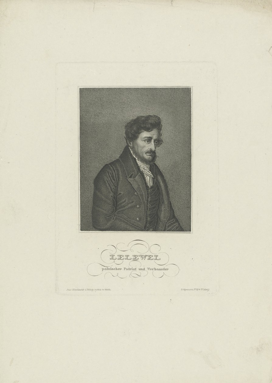 Portræt af Joachim Lelewel 1786-1861, 1830