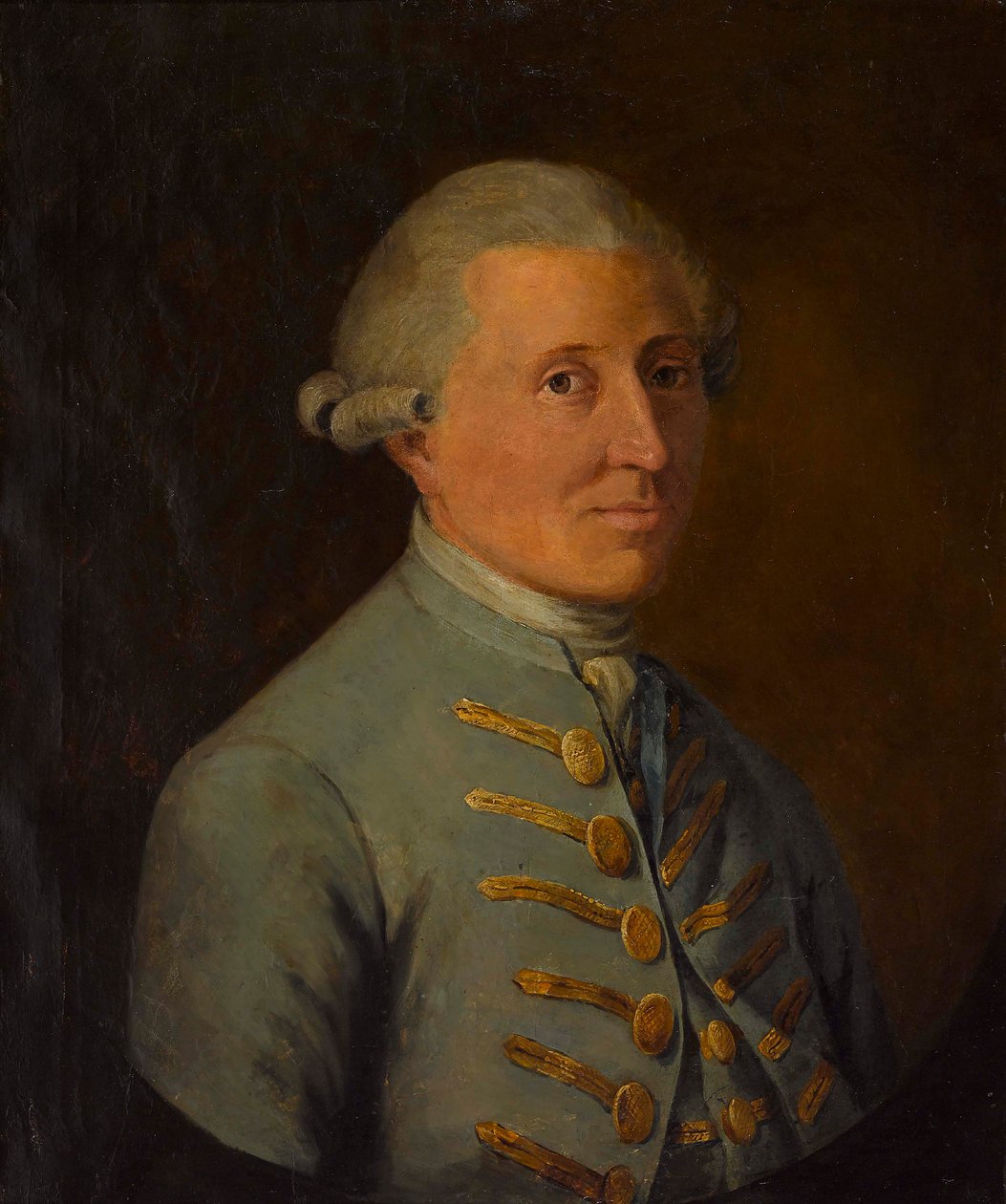 Portræt af Johann Christian Breithaupt 1736-1800, anden halvdel af det 18. årh. af Unbekannt