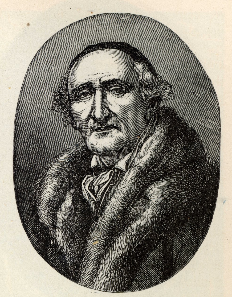 Portræt af Johann Gottfried Schadow 1764-1850. af Unbekannt