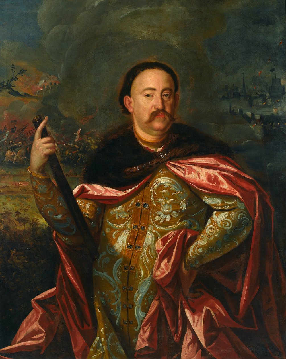 Portræt af John III Sobieski 1629-1696, konge af Polen og storhertug af Litauen af Unbekannt