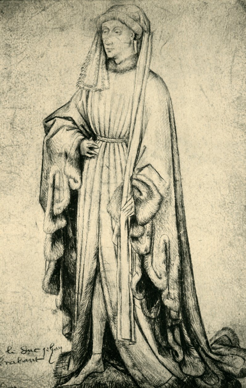 Portræt af Johannes IV, hertug af Brabant, 1460-1470, 1943. af Unbekannt