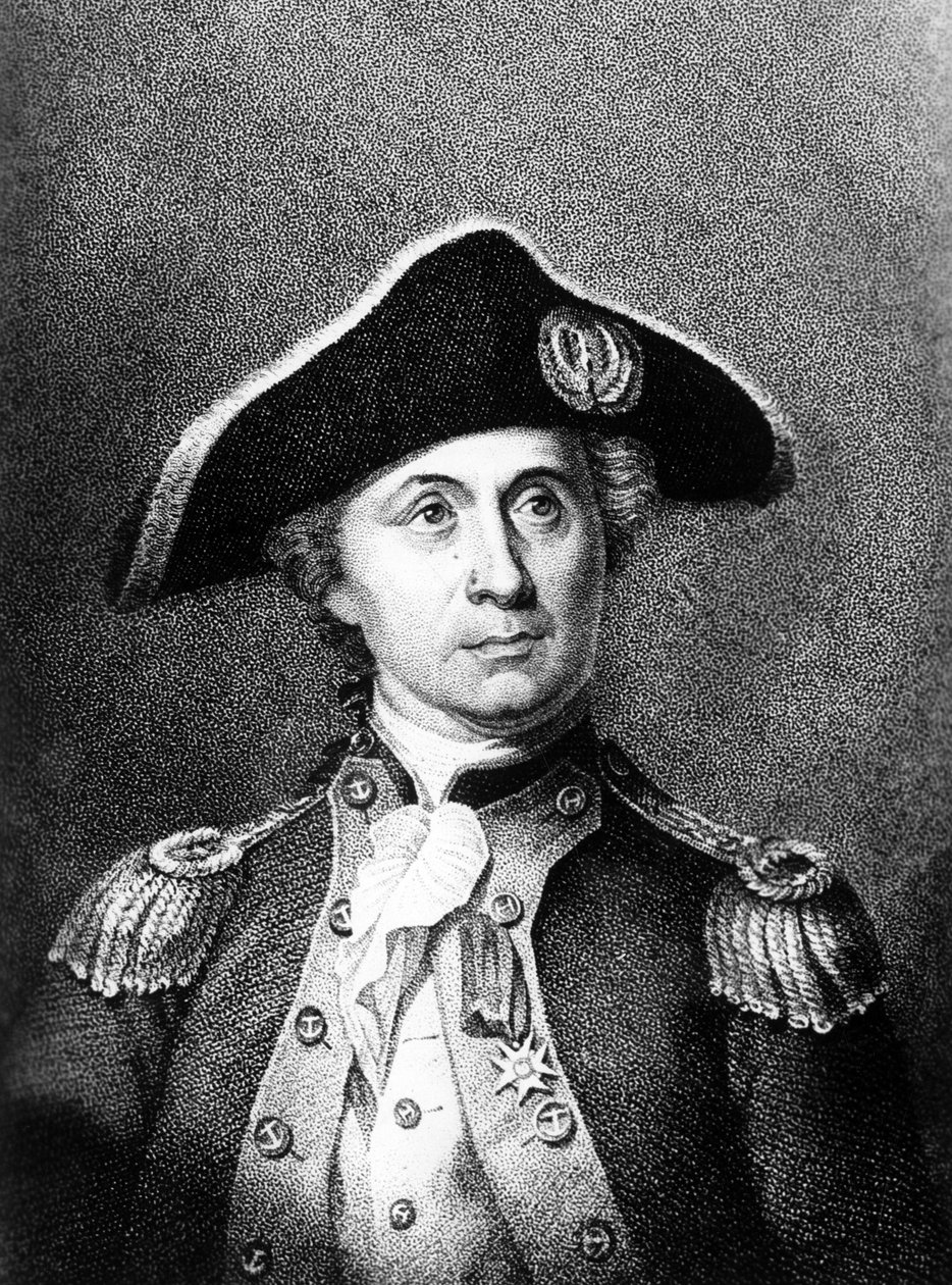 Portræt af John Paul Jones (1749-1792), skotsk sømand, der deltog i den amerikanske revolution - Portræt af John Paul Jones (1749-1792), skotsk sømand, der deltog i den amerikanske revolution af Unbekannt