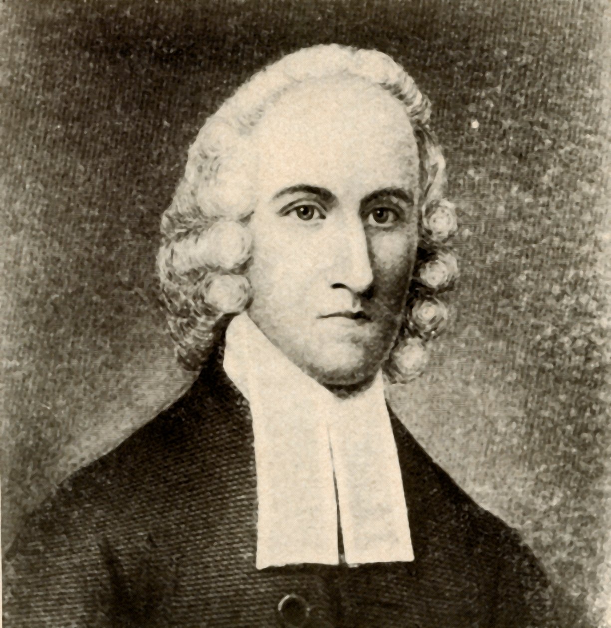 Portræt af Jonathan Edwards, i almindelig frakke og bånd af presbyteriansk minister, c1750, 1937. af Unbekannt