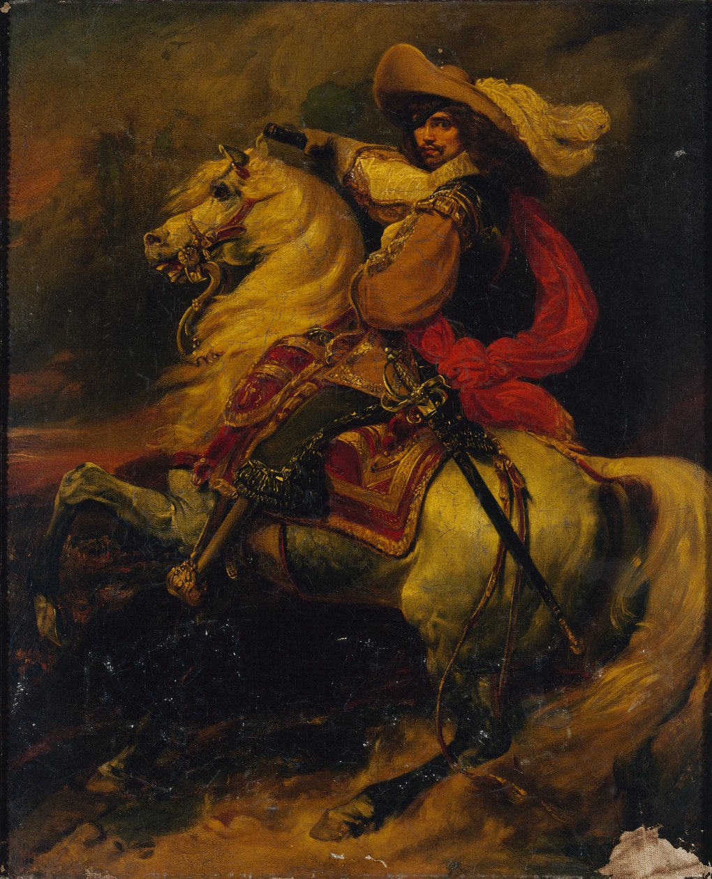 Portræt af Josias Rantzau 1609-1650, som marskal af Frankrig, ca 1834. af Unbekannt