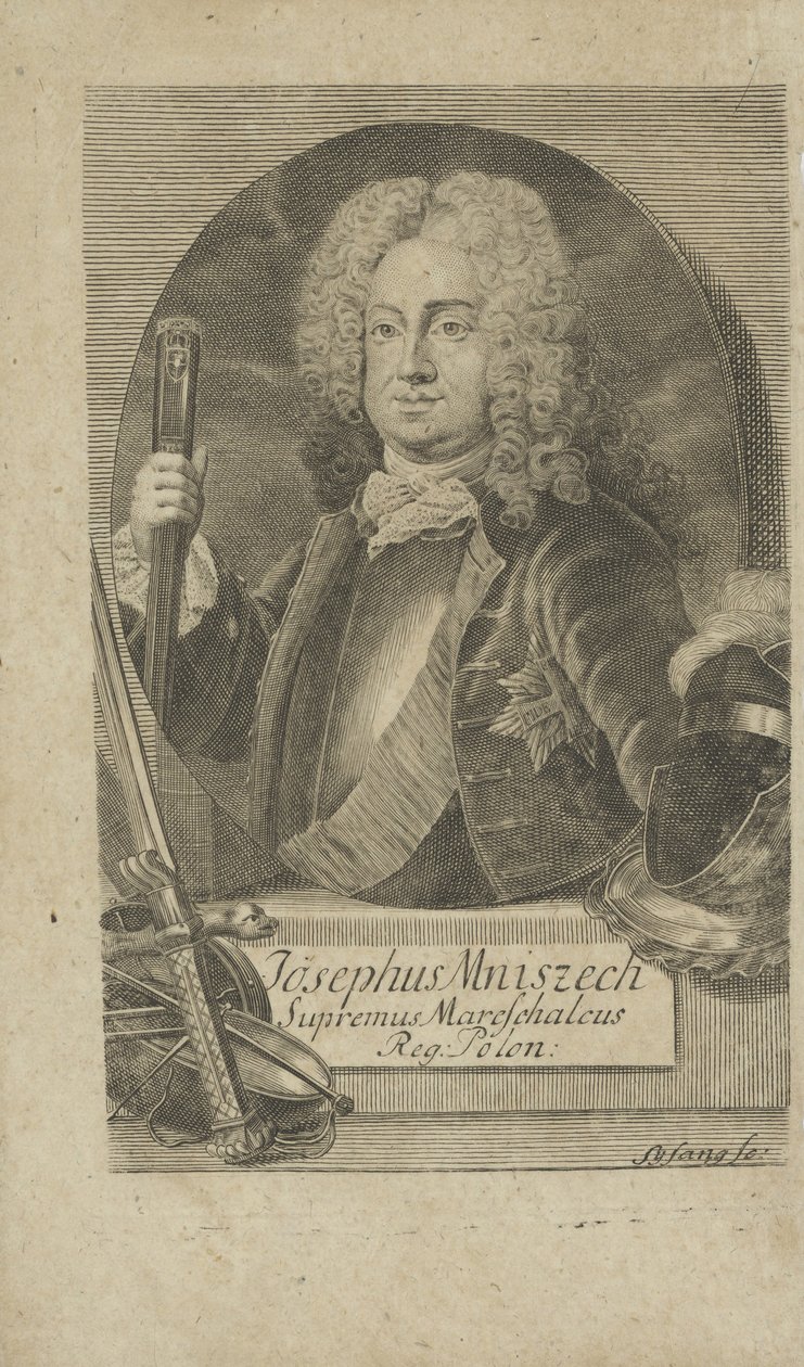 Portræt af Jozef Wandalin Mniszech 1670-1747, før 1734. af Unbekannt