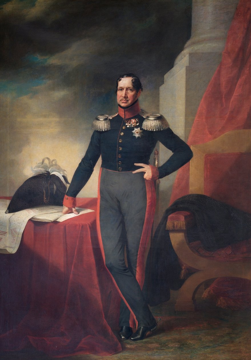 Portræt af kong Frederik Vilhelm III af Preussen, c1830 af Unbekannt