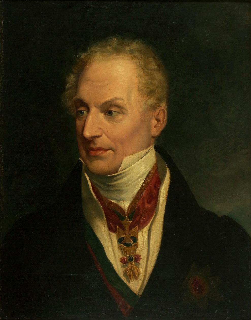 Portræt af Klemens Wenzel, Prins af Metternich 1773-1859, ca. 1815 af Unbekannt