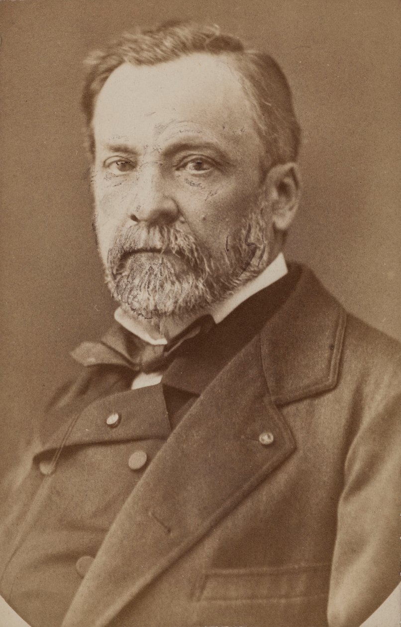 Portræt af Louis Pasteur 1822-1895, ca. 1870. af Unbekannt