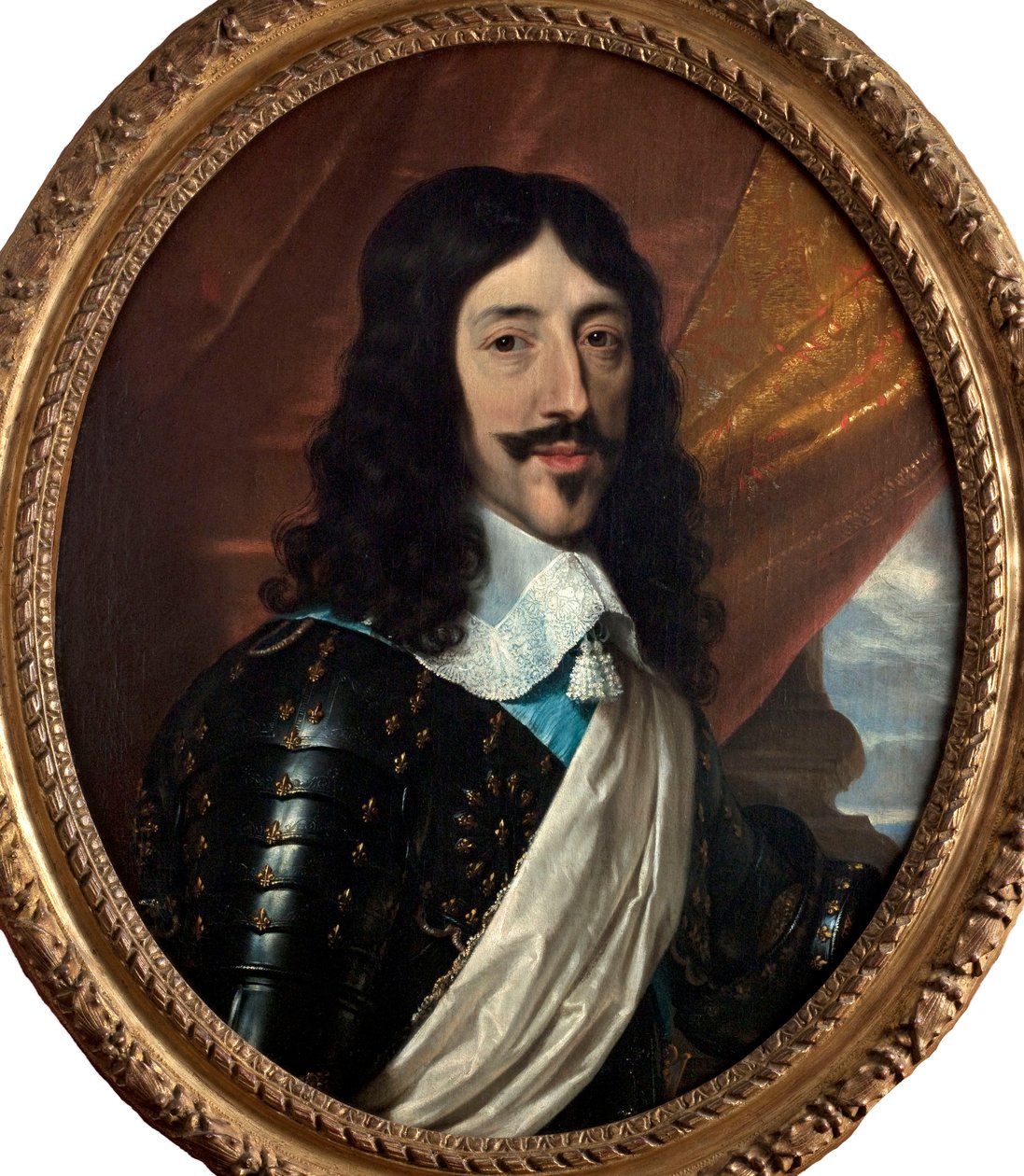 Portræt af Ludvig XIII af Frankrig 1601-1643, ca. 1640. af Unbekannt