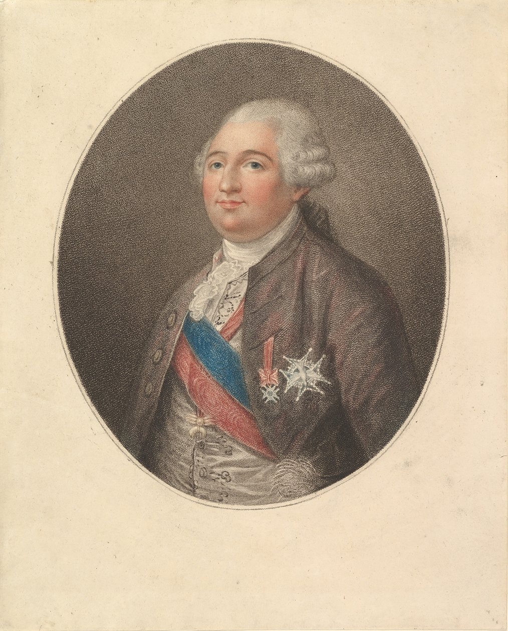 Portræt af Louis XVI, slutningen af det 18. århundrede. af Unbekannt