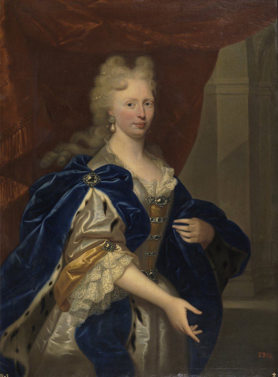 Portræt af Maria Josepha af Østrig 1699-1757, 1700-tallet af Unbekannt