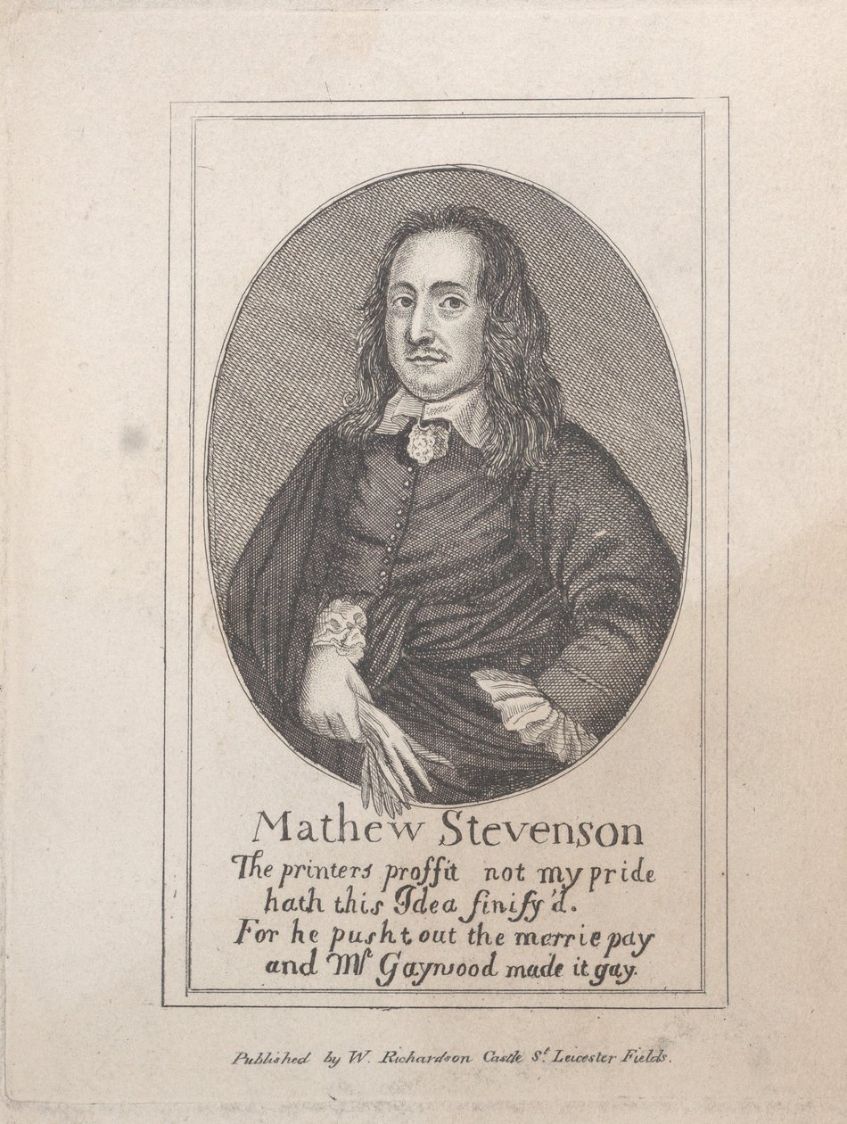 Portræt af Mathew Stevenson, slutningen af det 18.-begyndelsen af det 19. århundrede. af Unbekannt