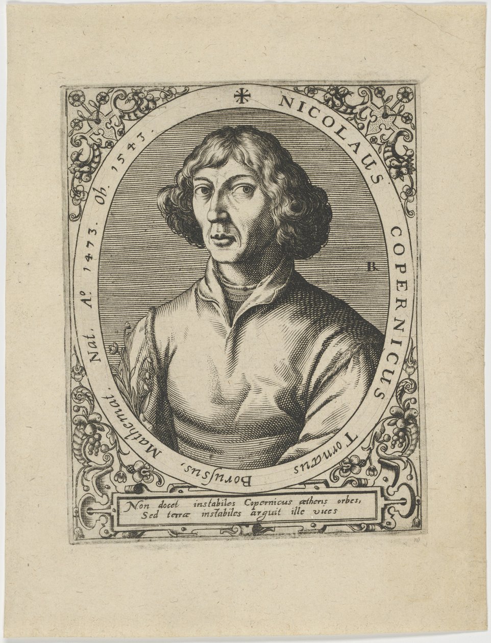 Portræt af Nicolaus Copernicus 1473-1543, 1598. af Unbekannt