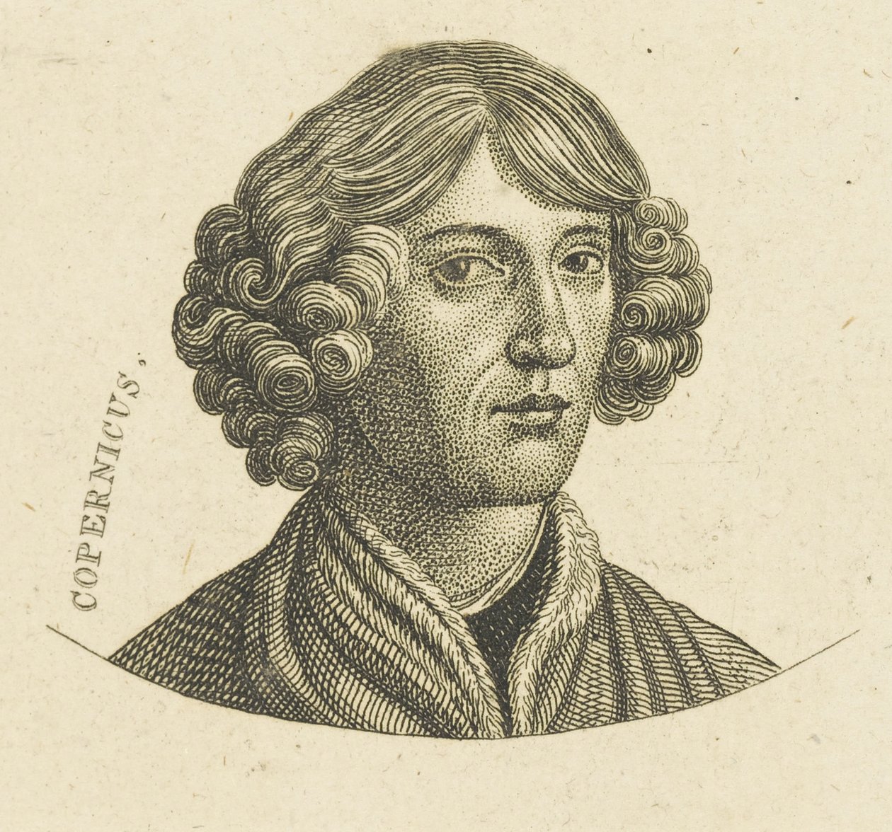 Portræt af Nicolaus Copernicus 1473-1543, ca. 1830-1840. af Unbekannt