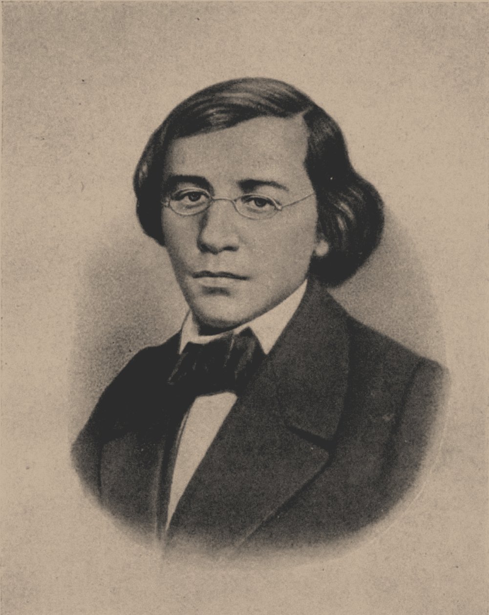 Portræt af Nikolay Chernyshevsky 1828-1889 af Unbekannt