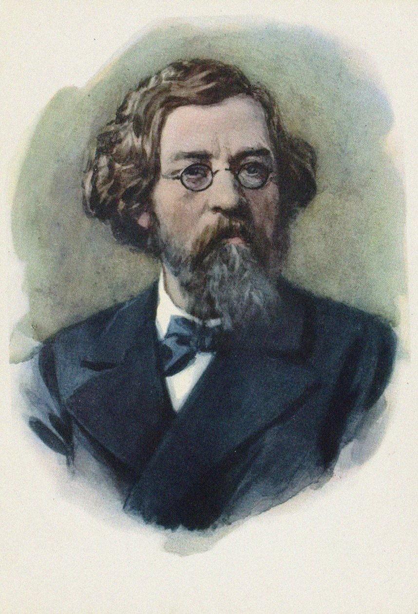 Portræt af Nikolay Chernyshevsky 1828-1889 af Unbekannt