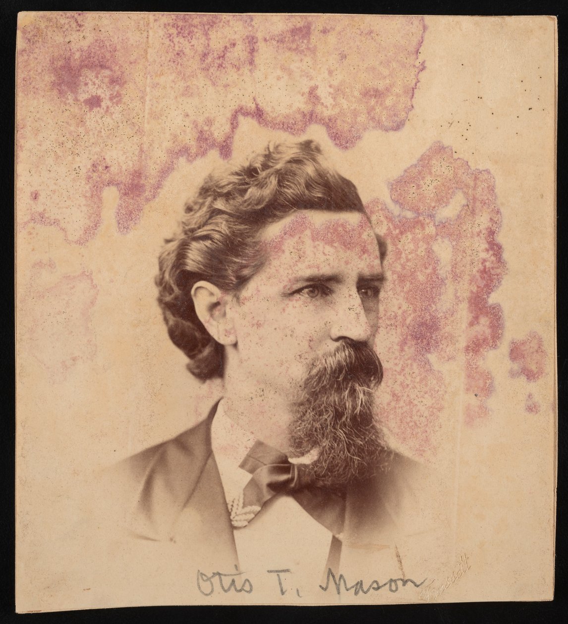 Portræt af Otis Tufton Mason 1838-1908, før 1900. af Unbekannt