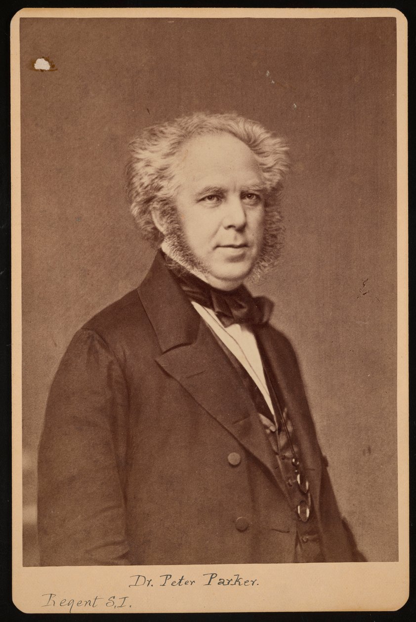 Portræt af Peter Parker 1804-1888, før 1888. af Unbekannt