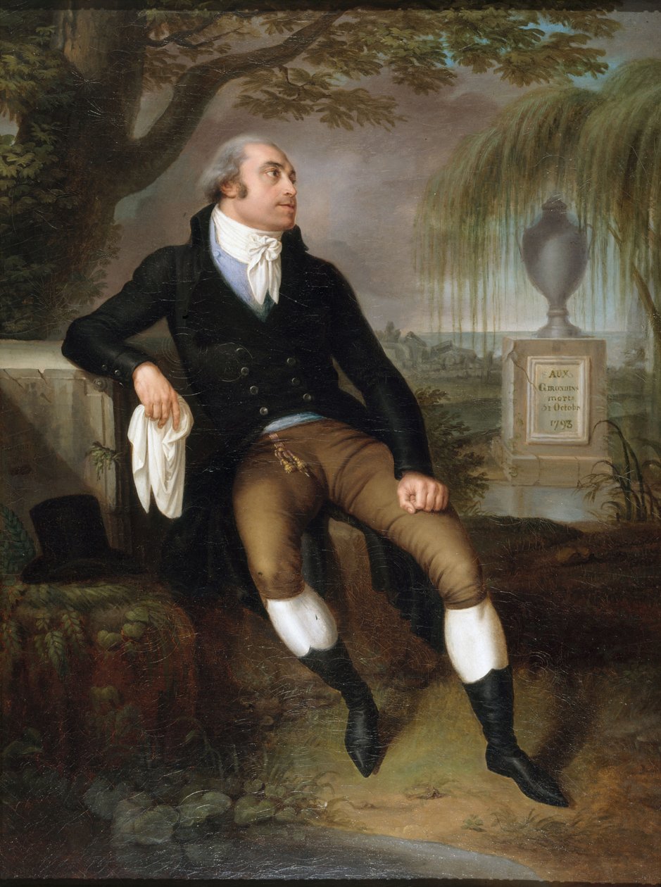 Portræt af Pierre Victurnien Vergniaud 1753-1793, ca. 1800. af Unbekannt