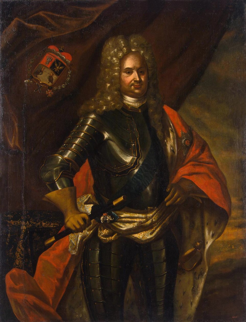 Portræt af prins Anikita Ivanovich Repnin 1668-1726, 1724 af Unbekannt