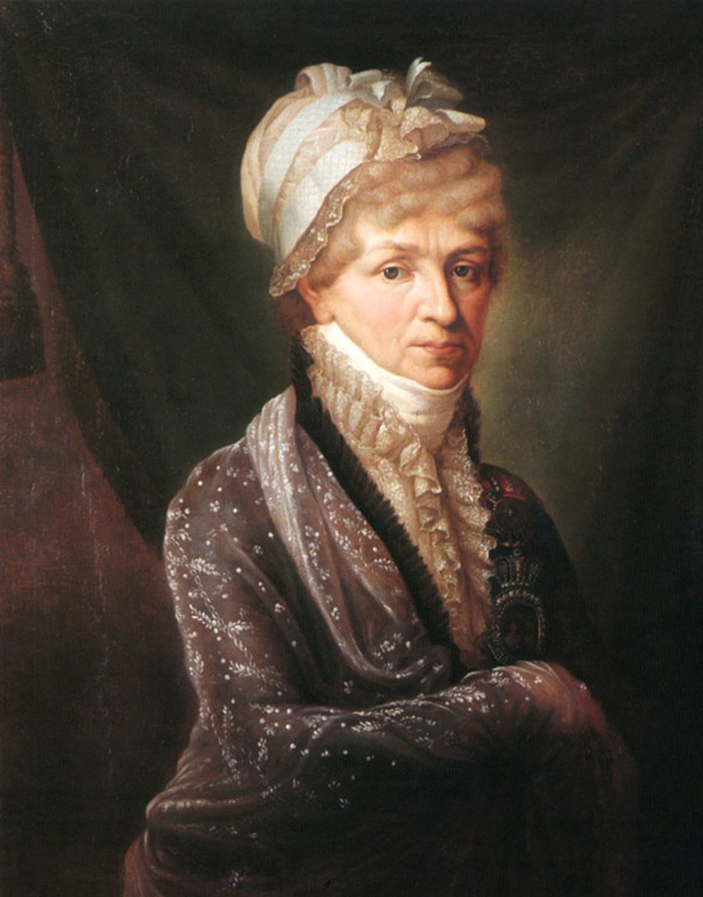 Portræt af prinsesse Natalya Petrovna Galitzine 1741-1837, begyndelsen af det 19. af Unbekannt