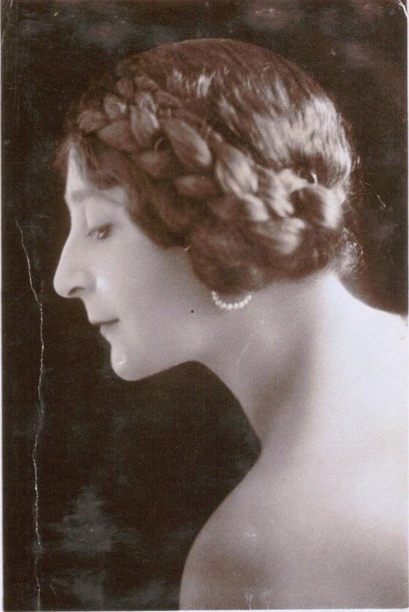Portræt af prinsesse Olga Alexandrovna Yurievskaya 1873-1925, 1910
