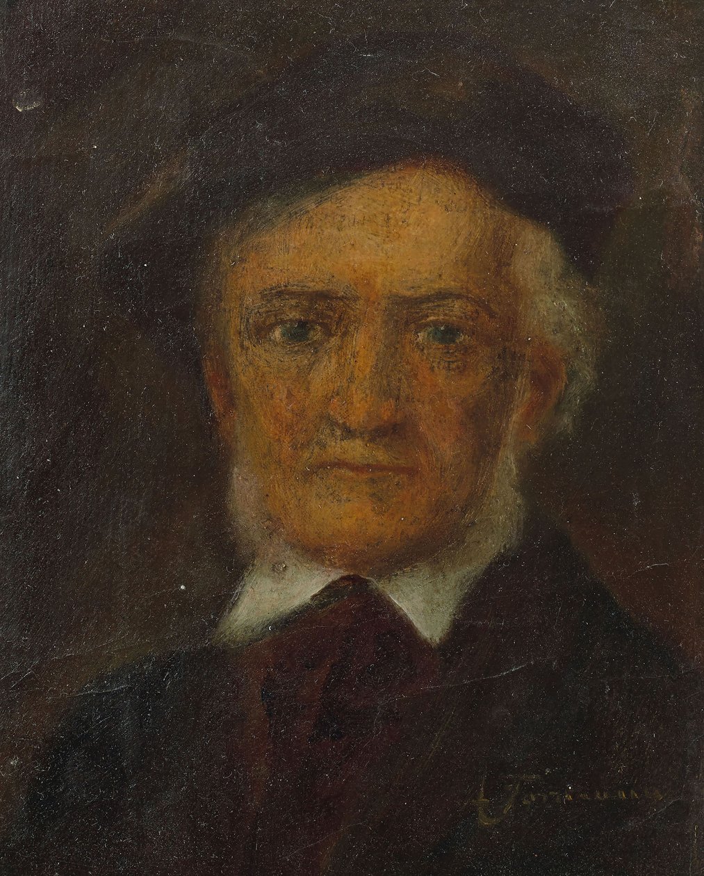 Portræt af Richard Wagner 1813-1883, anden halvdel af det 19. århundrede.. af Unbekannt