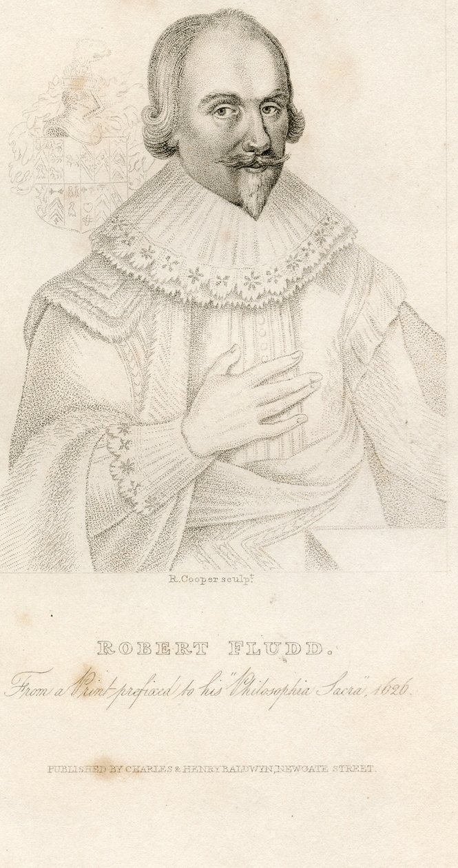 Portræt af Robert Fludd 1574-1637, 1626 af Unbekannt
