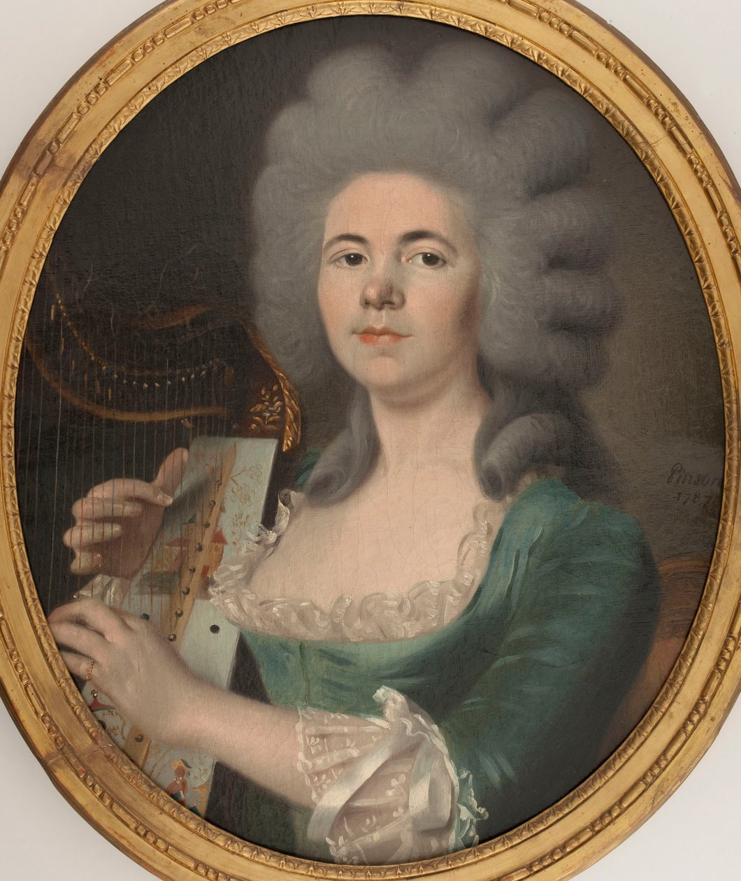 Portræt af Rosalie Dugazon 1755-1821, 1787. af Unbekannt