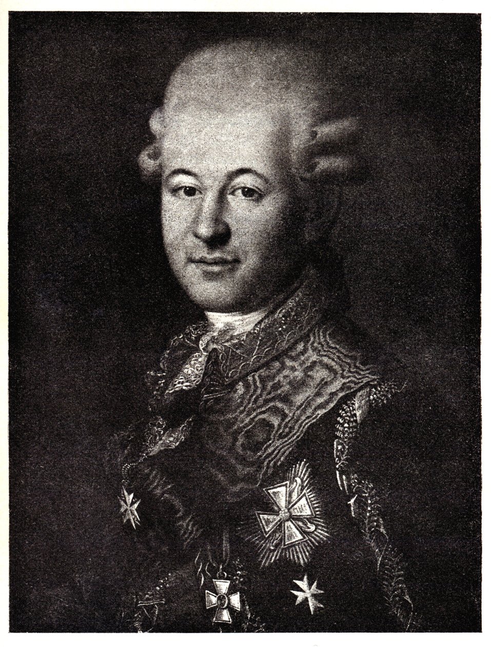 Portræt af Semyon Zorich 1745-1799, Katarina den Stores favorit, tidligt i det 19. af Unbekannt