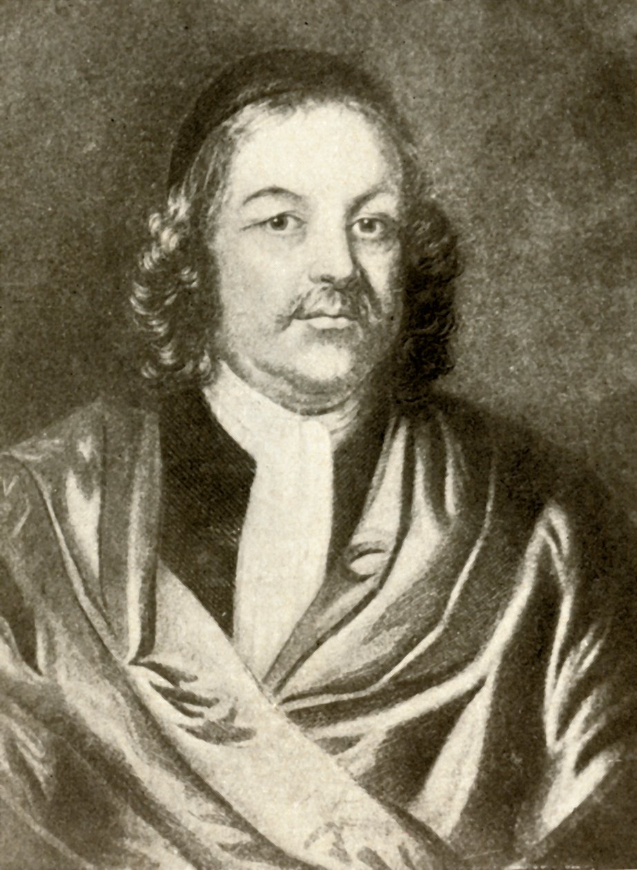 Portræt af Simon Bradstreet, i kjole og kasket, c1640, 1937. af Unbekannt