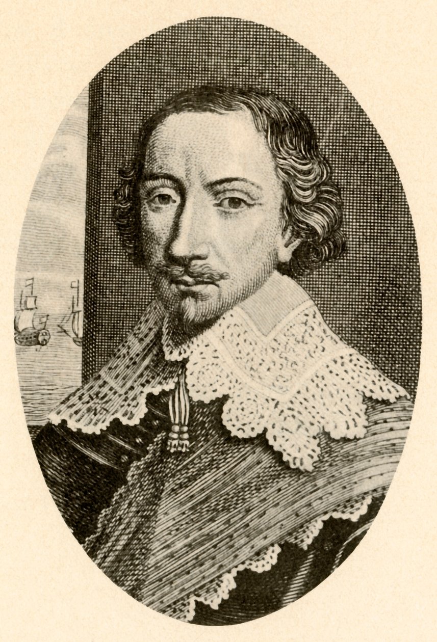 Portrait of Sir John Pennington, in English armour with Vandyke collar, c1610-1630, 1937.  af Unbekannt