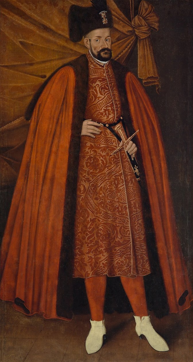 Portræt af Stephen Báthory af Polen, første halvdel af det 17. århundrede af Unbekannt