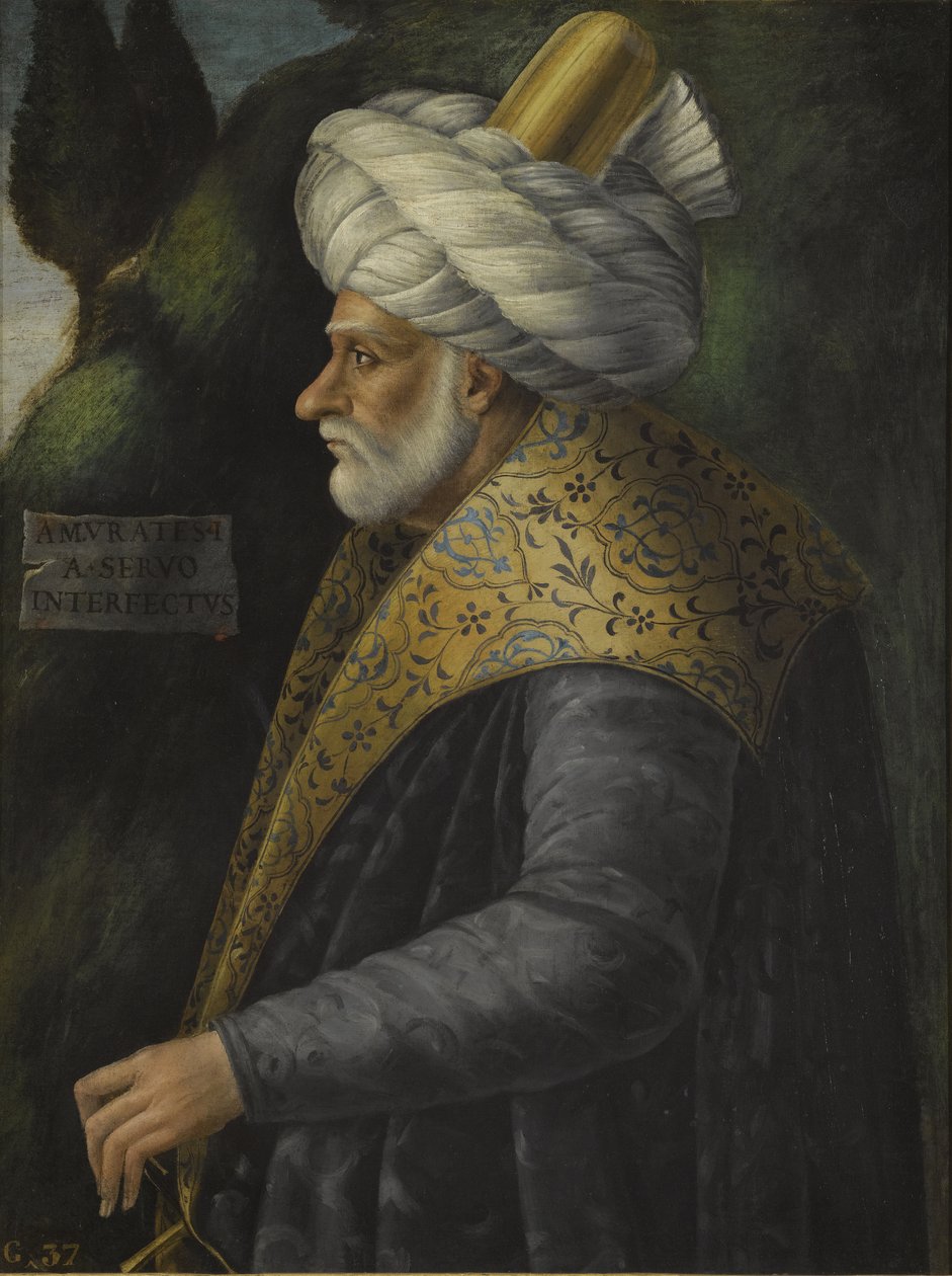 Portræt af Sultan Murad I 1326-1389, 1600-tallet af Unbekannt
