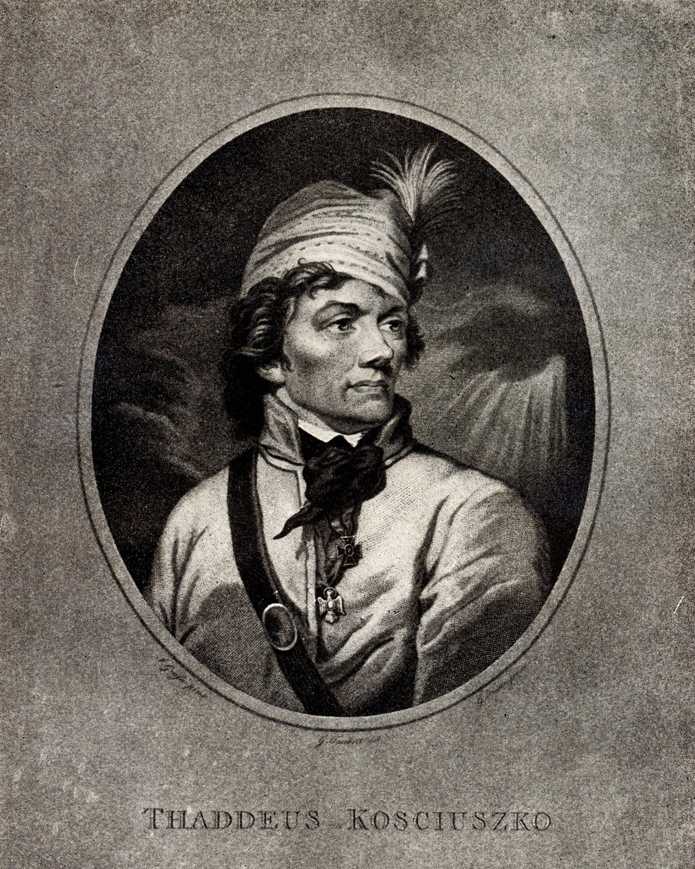 Portræt af Tadeusz Kosciuszko 1746-1817, begyndelsen af ​​det 19. af Unbekannt
