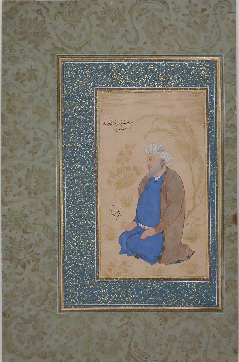 Portræt af Ustad Muhammad Ali, 1600-tallet. af Unbekannt