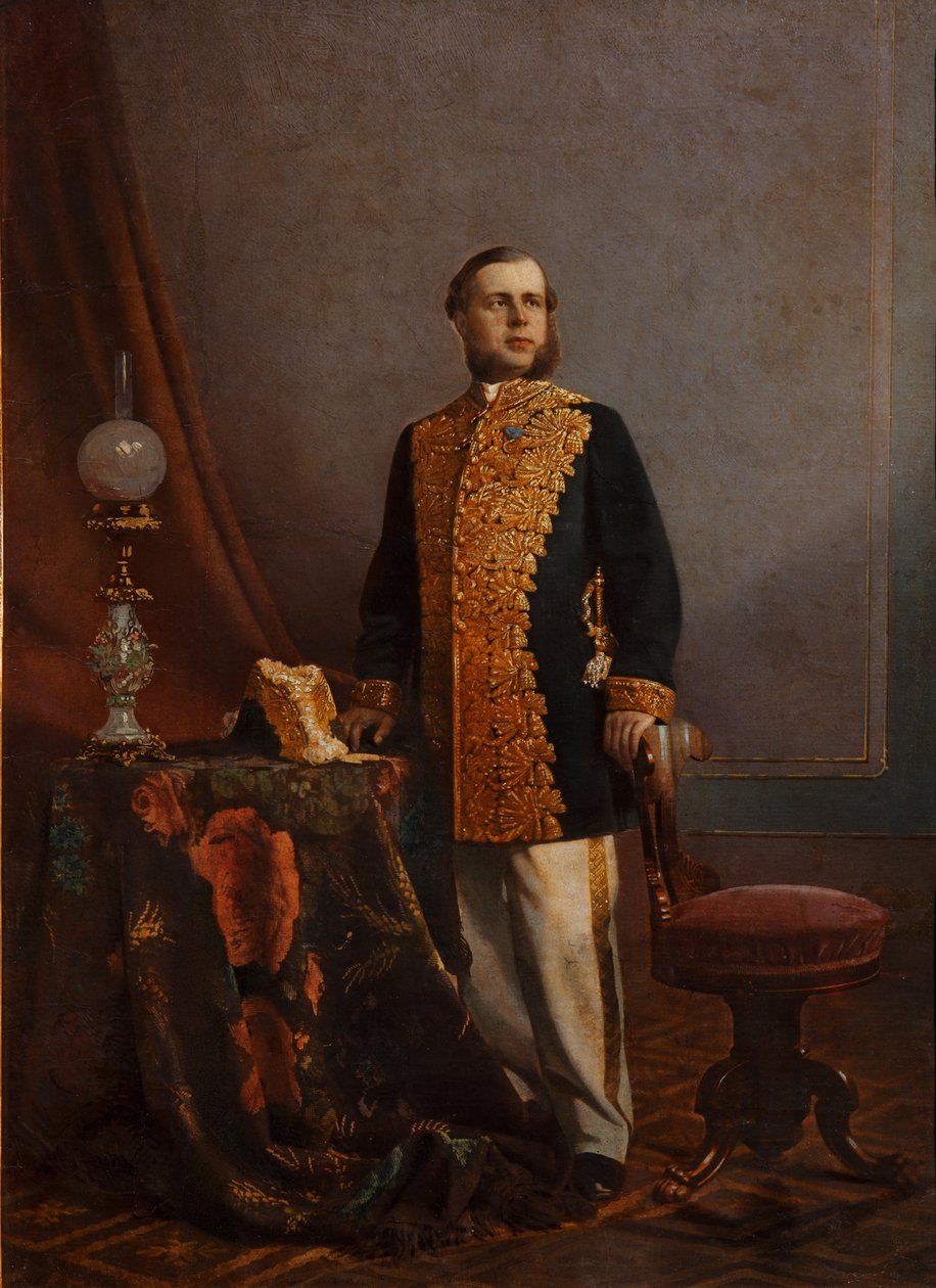Portræt af Vasily Yurievich Poznansky 1828-1900, 1860