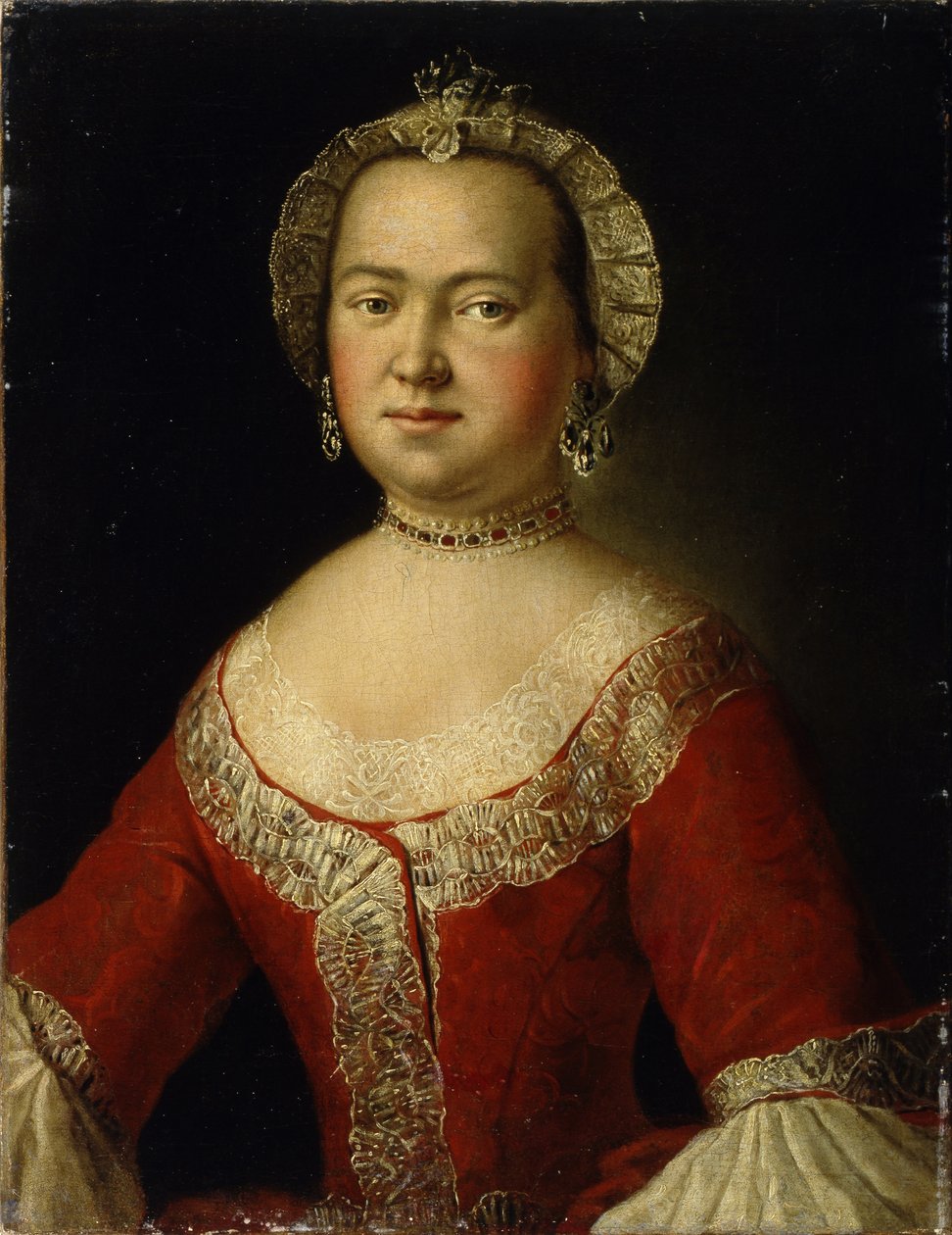 Portræt af Vera Dmitrievna Rezvaya 1809-1849, begyndelsen af det 19. århundrede af Unbekannt