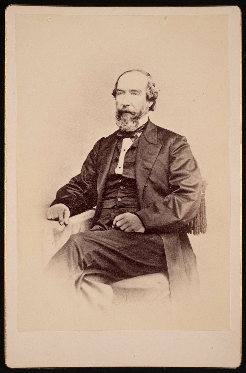 Portræt af Walter Lenox 1817-1874, før 1874. af Unbekannt