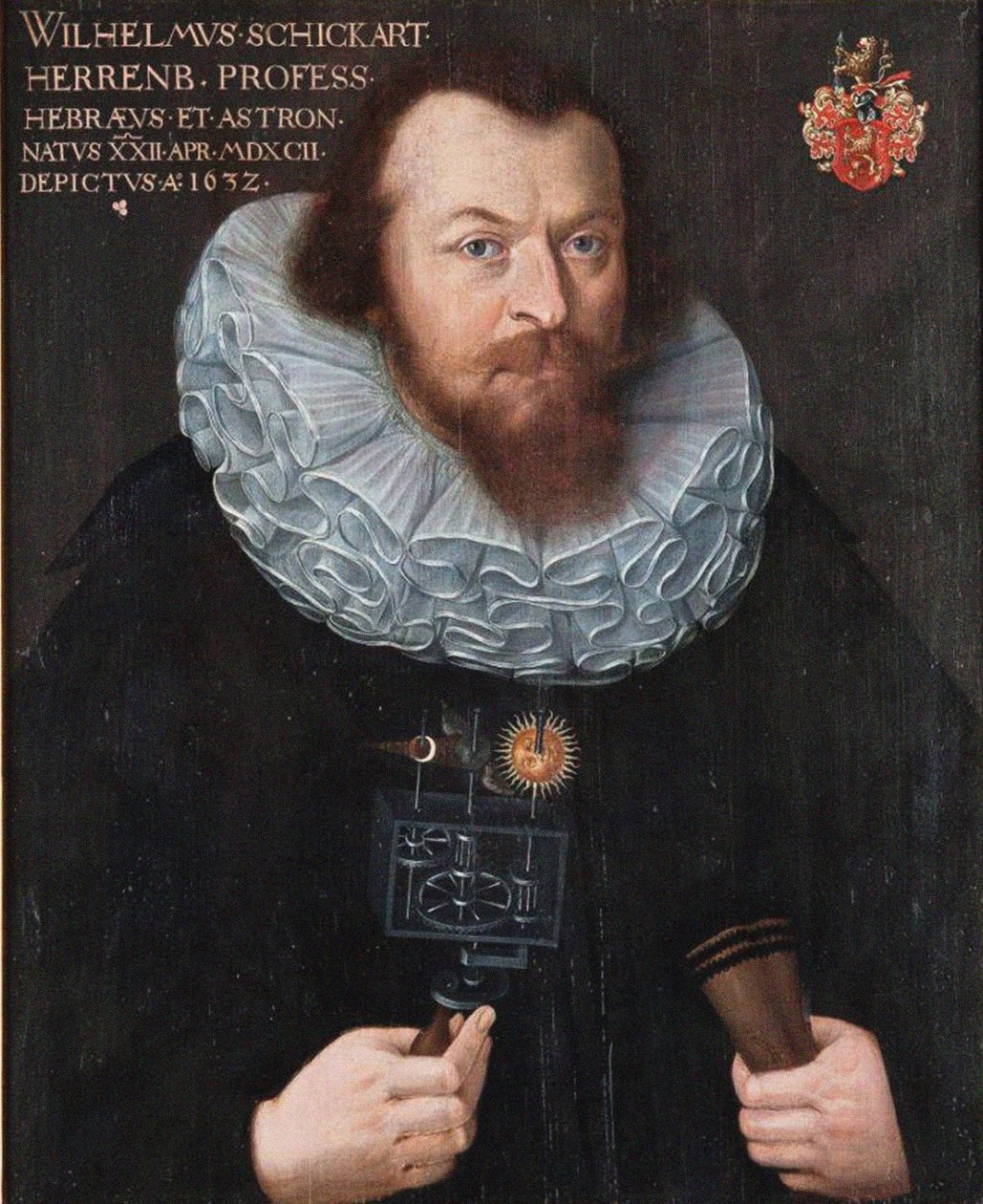 Portræt af Wilhelm Schickard 1592-1635, 1632. af Unbekannt