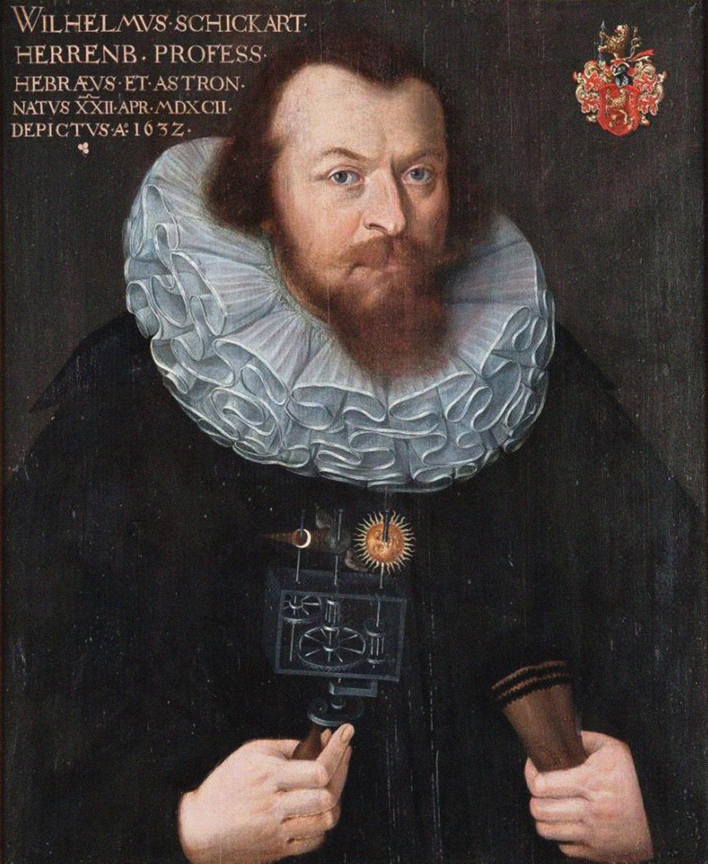 Portræt af Wilhelm Schickard 1592-1635, 1632. af Unbekannt